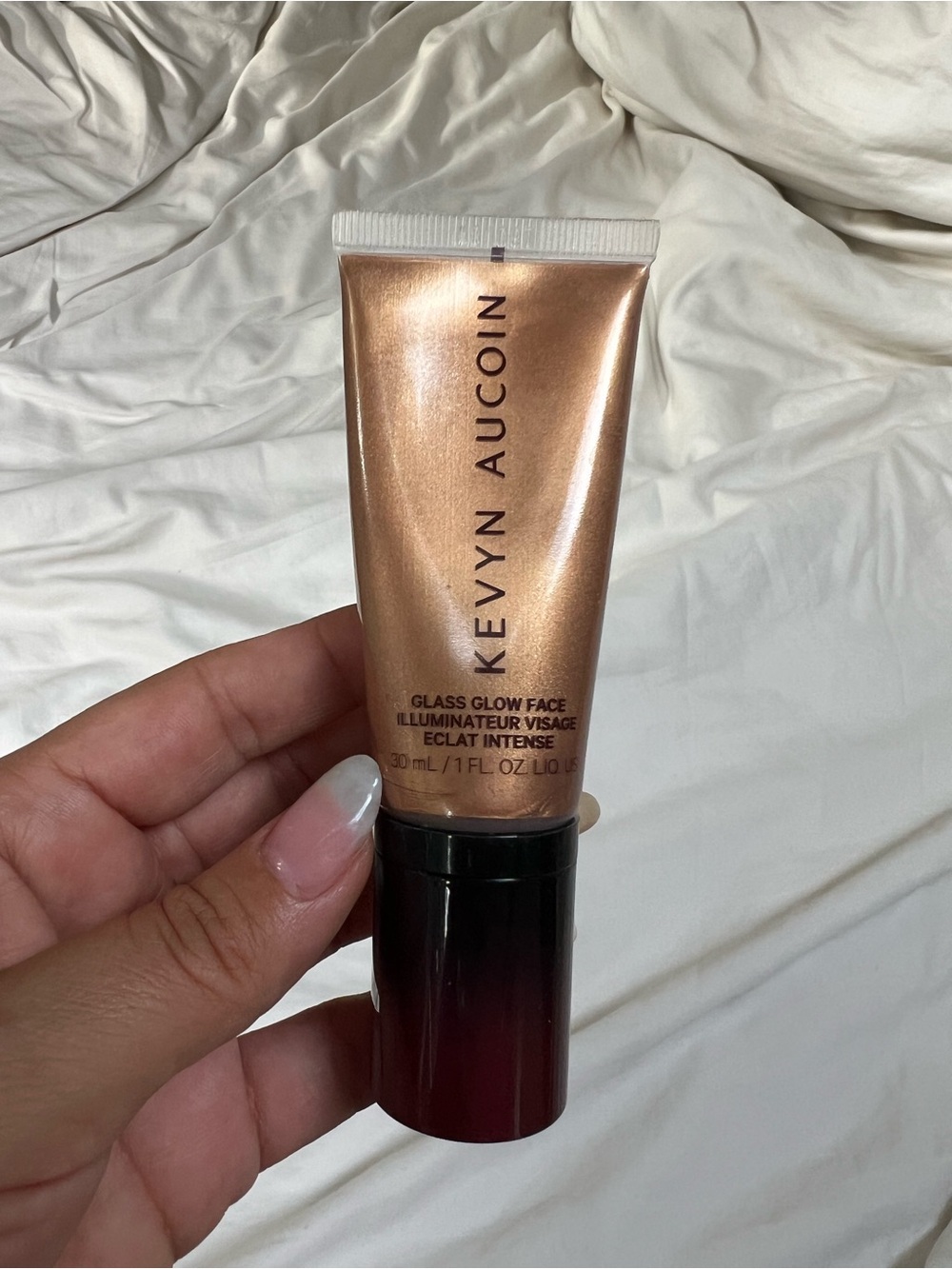 Kevyn Aucoin Glass Glow Face Illuminator | Rose Gold Highlighter | 30 mL | New